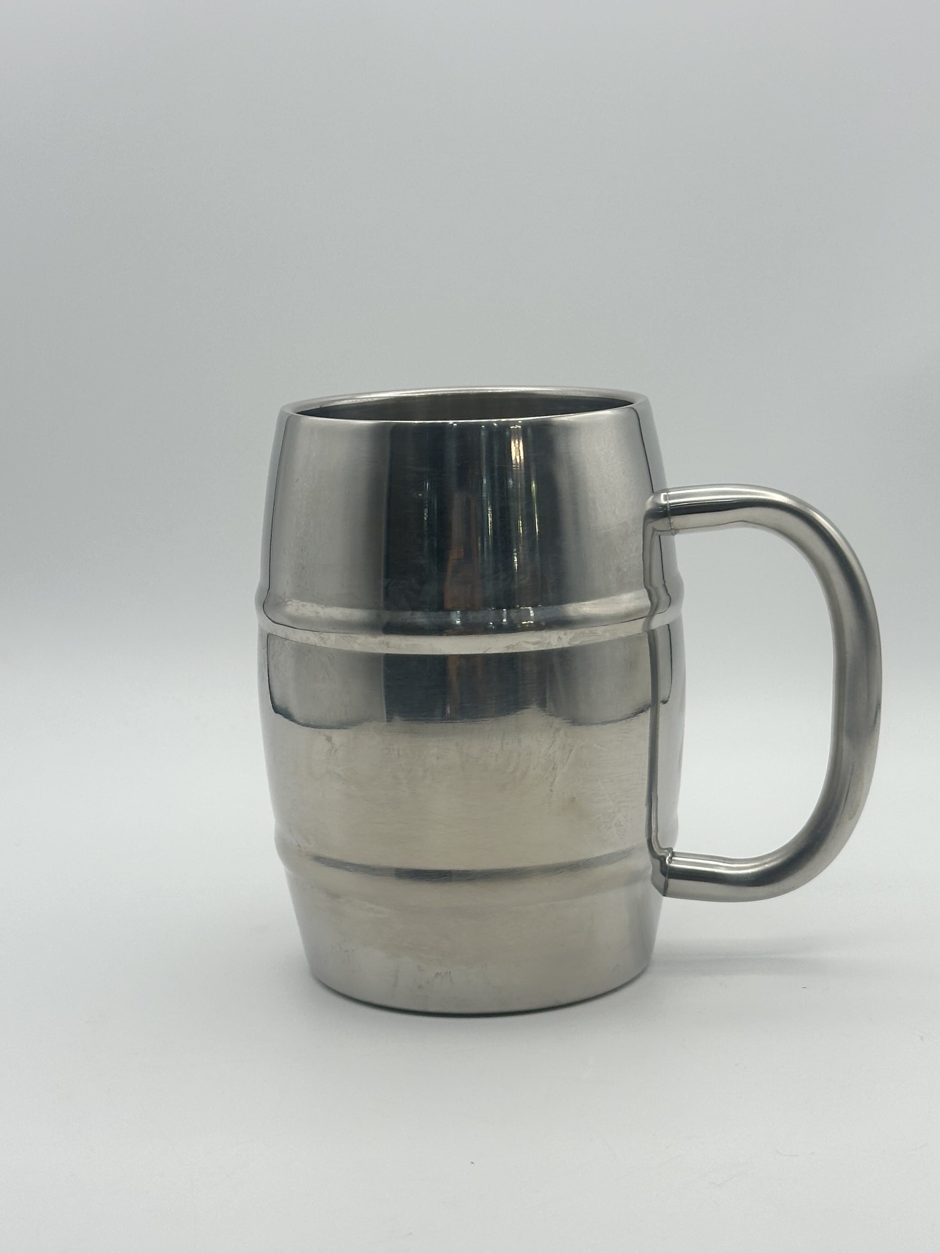 Barrel Mug — Rustic Oak Finish