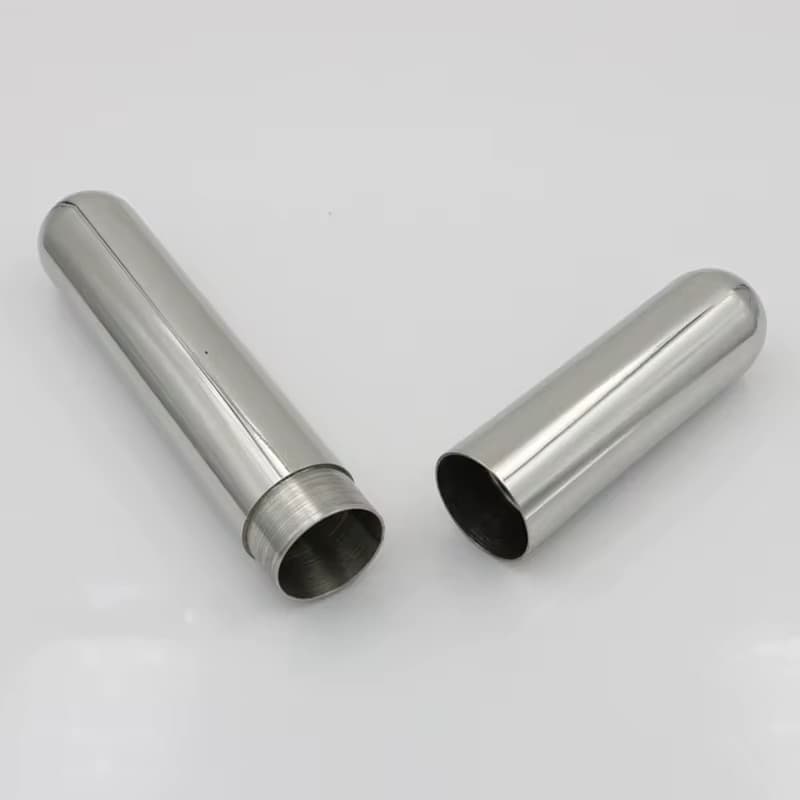 Cigar Case — Stainless Steel Slim